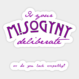 Misogyny Sticker